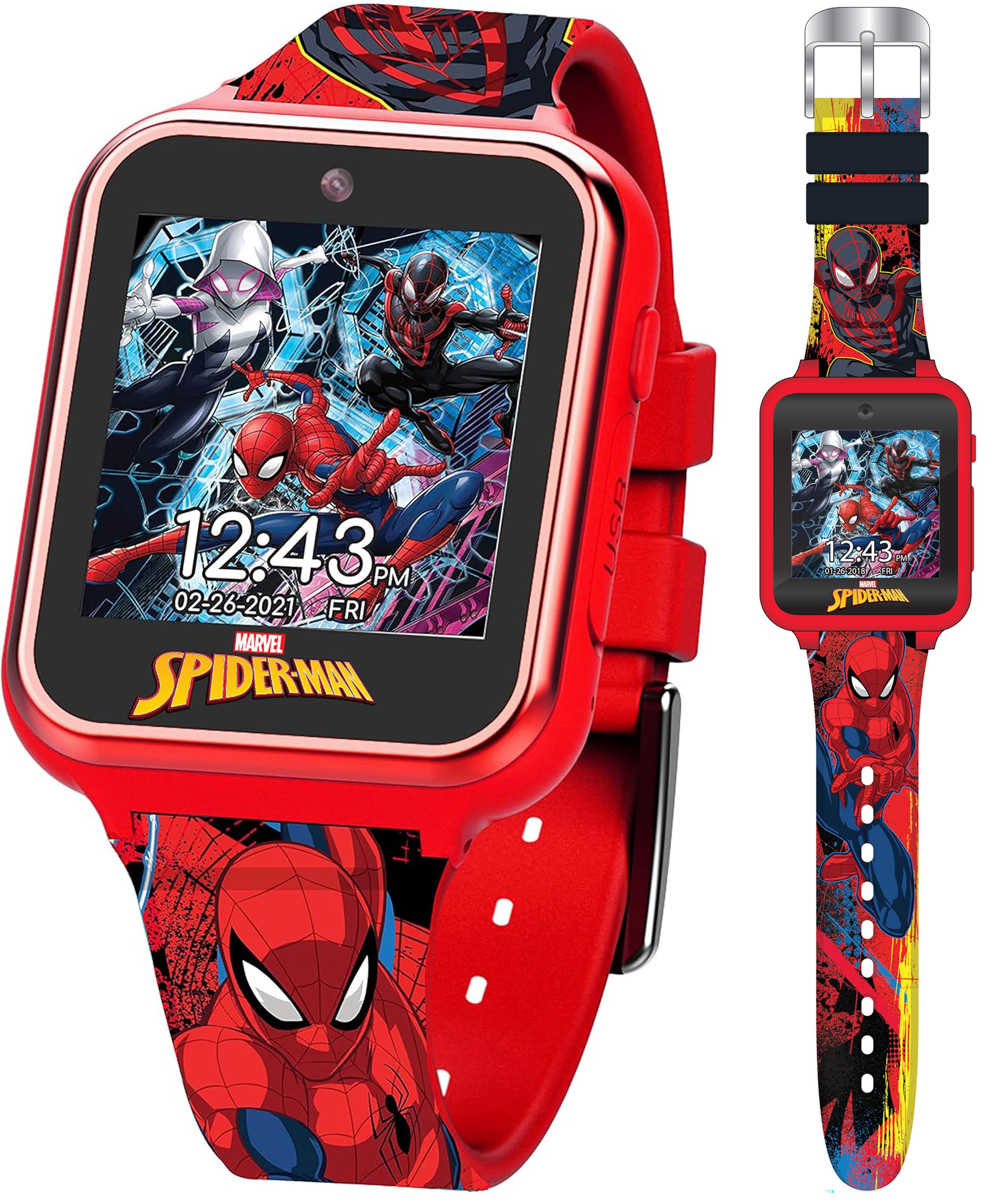Amazon.com: Spider-Man Kids Smartwatch - Interactive LED